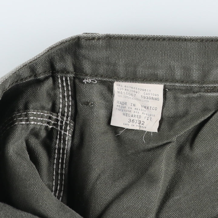 Dickies Relaxed Fit Duck Painter Pants Men's W37 cotton Khaki type Vintage Second Hand