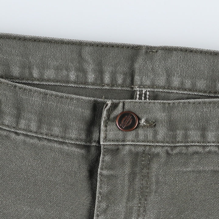 Dickies Relaxed Fit Duck Painter Pants Men's W37 cotton Khaki type Vintage Second Hand