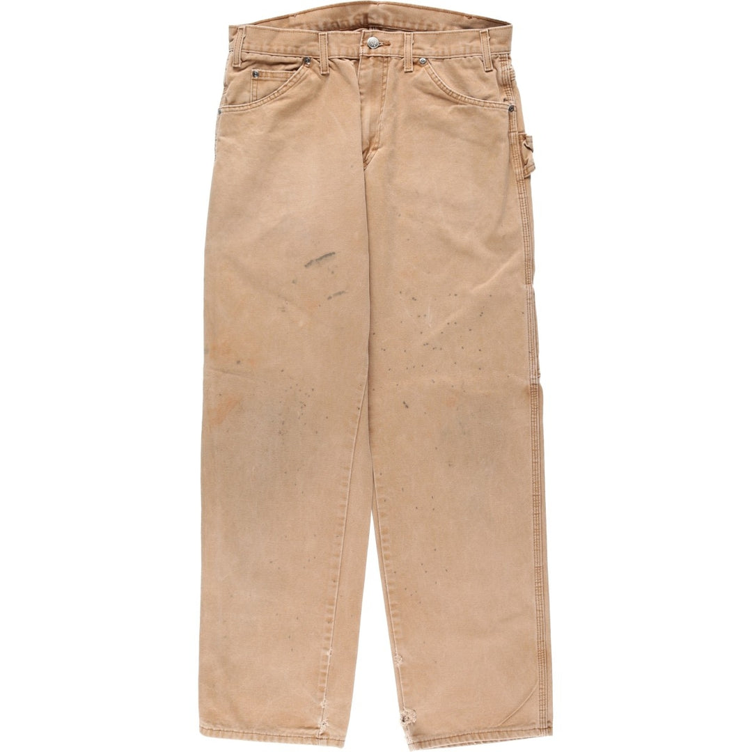 Dickies Duck Painter Pants Men's W33 equivalent cotton Beige type Vintage Second Hand