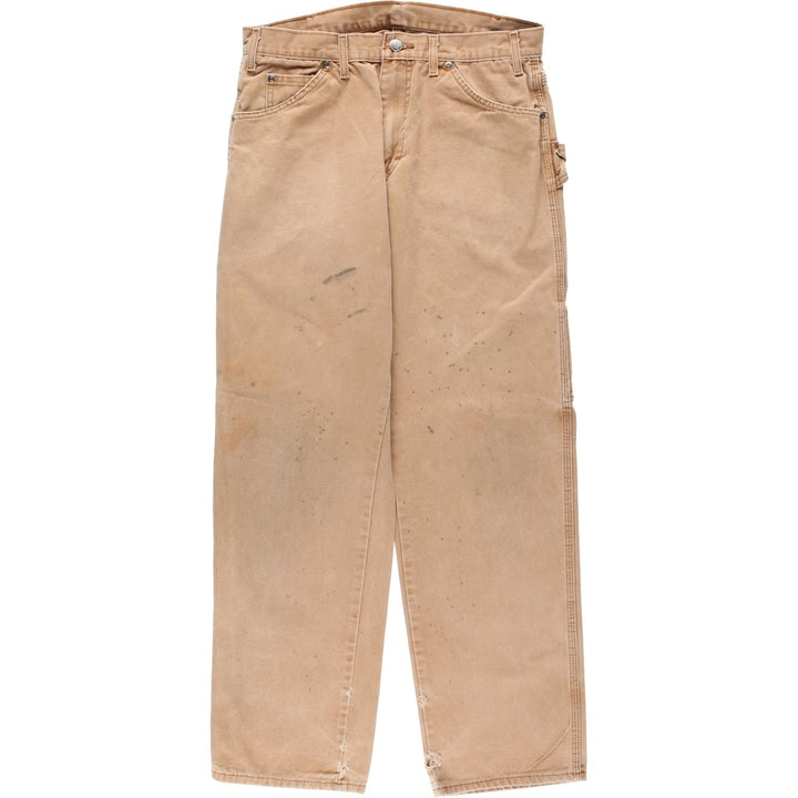 Dickies Duck Painter Pants Men's W33 equivalent cotton Beige type Vintage Second Hand