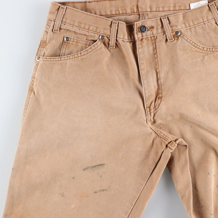 Dickies Duck Painter Pants Men's W33 equivalent cotton Beige type Vintage Second Hand