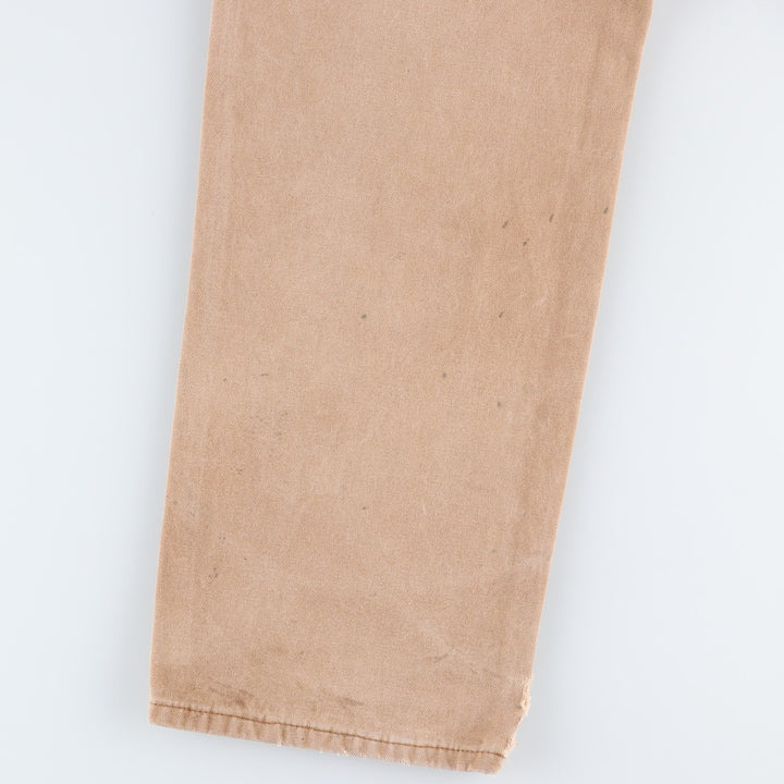 Dickies Duck Painter Pants Men's W33 equivalent cotton Beige type Vintage Second Hand