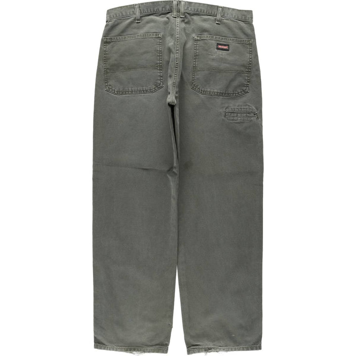 90s-00'S Dickies Duck Work Pants, Men's W37 (approx.), Vintage cotton Khaki type Vintage Second Hand