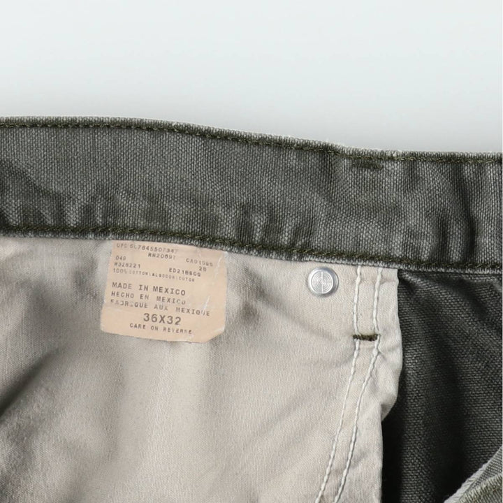 90s-00'S Dickies Duck Work Pants, Men's W37 (approx.), Vintage cotton Khaki type Vintage Second Hand