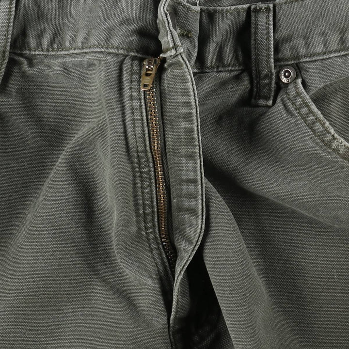 90s-00'S Dickies Duck Work Pants, Men's W37 (approx.), Vintage cotton Khaki type Vintage Second Hand