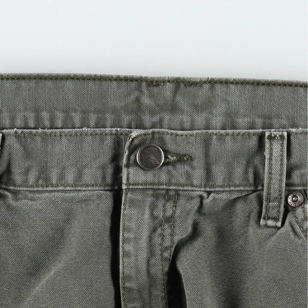 90s-00'S Dickies Duck Work Pants, Men's W37 (approx.), Vintage cotton Khaki type Vintage Second Hand