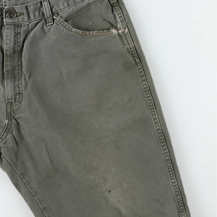90s-00'S Dickies Duck Work Pants, Men's W37 (approx.), Vintage cotton Khaki type Vintage Second Hand