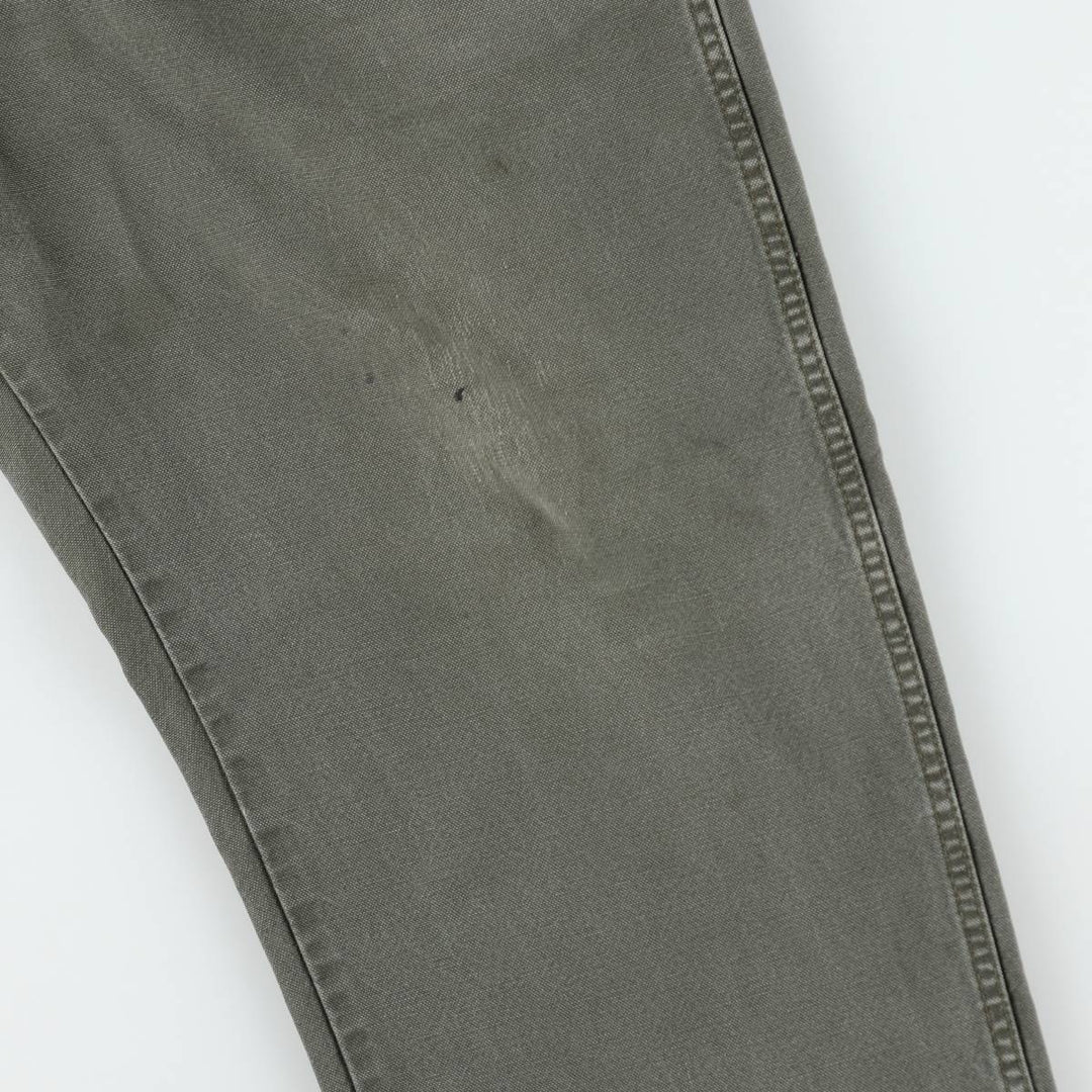 90s-00'S Dickies Duck Work Pants, Men's W37 (approx.), Vintage cotton Khaki type Vintage Second Hand