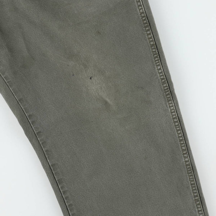 90s-00'S Dickies Duck Work Pants, Men's W37 (approx.), Vintage cotton Khaki type Vintage Second Hand