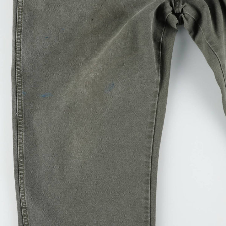 90s-00'S Dickies Duck Work Pants, Men's W37 (approx.), Vintage cotton Khaki type Vintage Second Hand