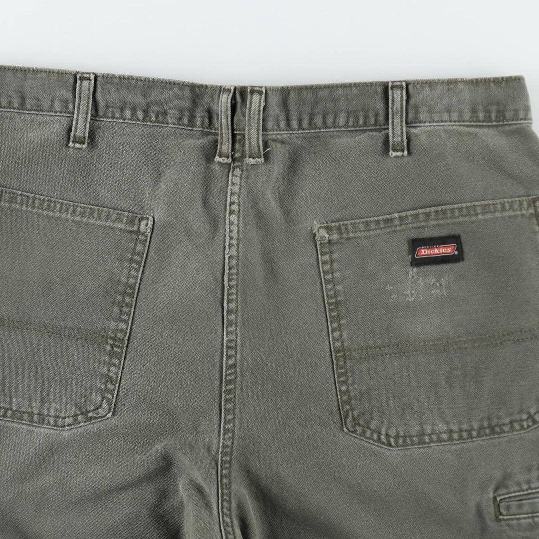 90s-00'S Dickies Duck Work Pants, Men's W37 (approx.), Vintage cotton Khaki type Vintage Second Hand