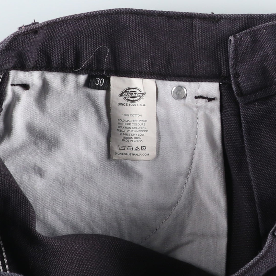 Dickies Duck Painter Pants, Men's W30 (approx.), Cut-off cotton navy blue type Vintage Second Hand