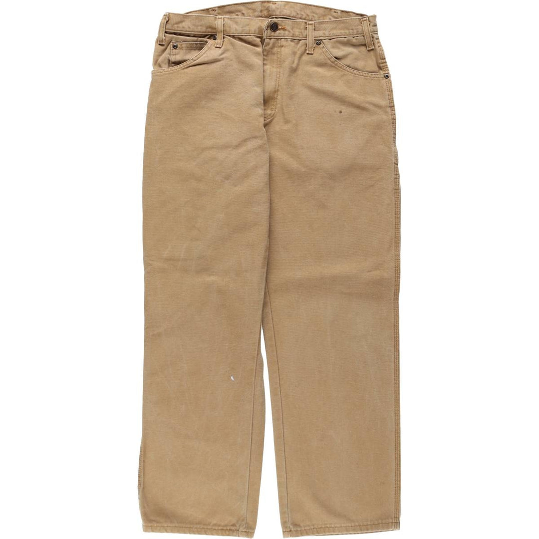 Dickies Relaxed Fit Duck Painter Pants Men's W34 equivalent cotton beige type brown Vintage Second Hand
