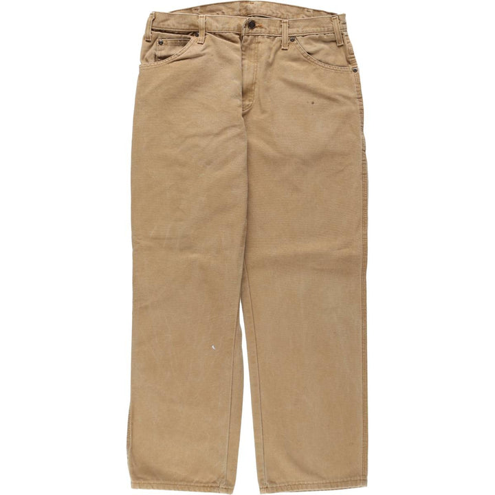 Dickies Relaxed Fit Duck Painter Pants Men's W34 equivalent cotton beige type brown Vintage Second Hand