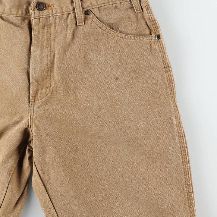 Dickies Relaxed Fit Duck Painter Pants Men's W34 equivalent cotton beige type brown Vintage Second Hand