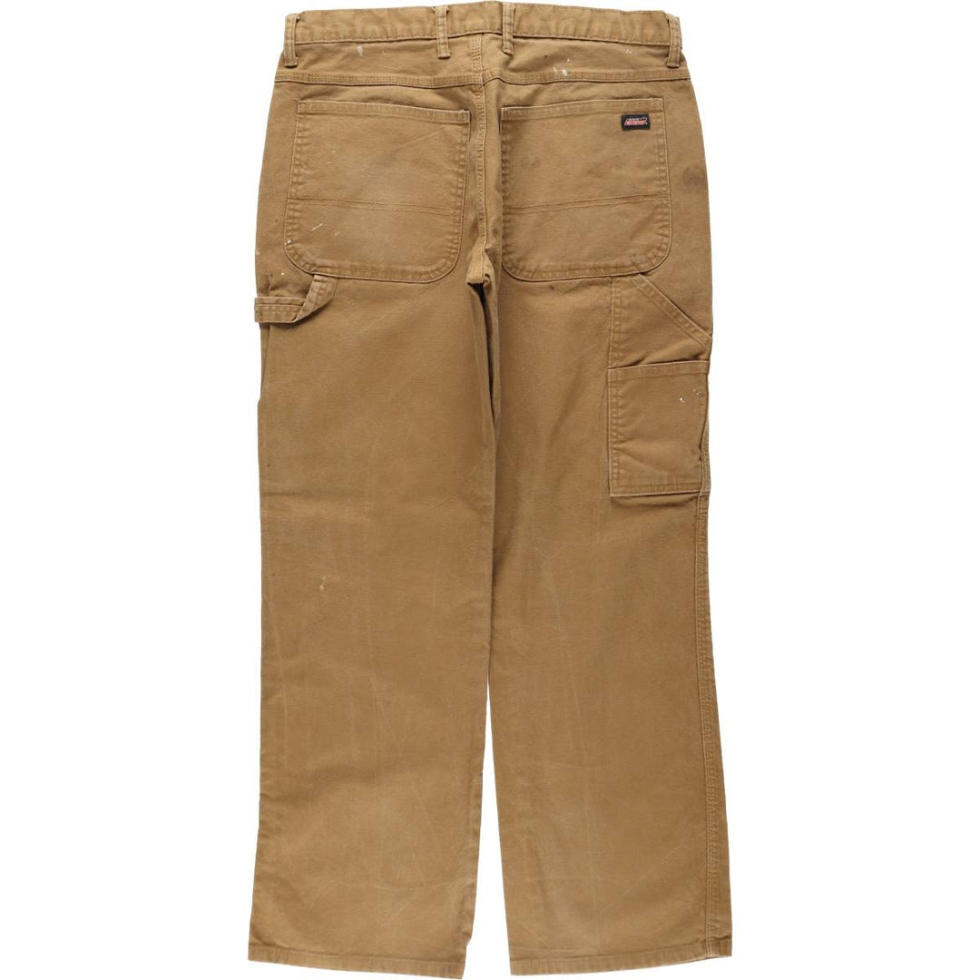 Dickies Painted Duck Painter Pants for Men, W34 equivalent cotton brown type Vintage Second Hand