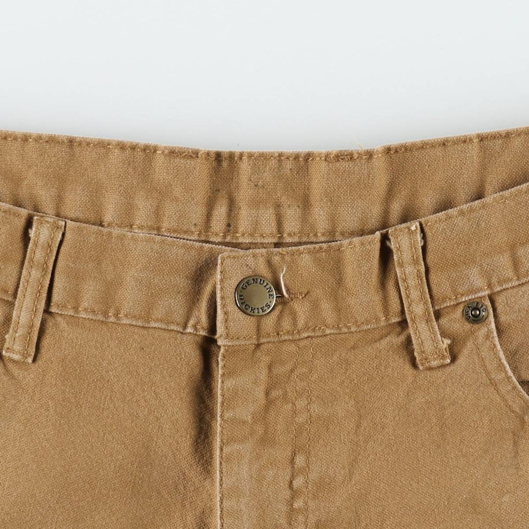 Dickies Painted Duck Painter Pants for Men, W34 equivalent cotton brown type Vintage Second Hand