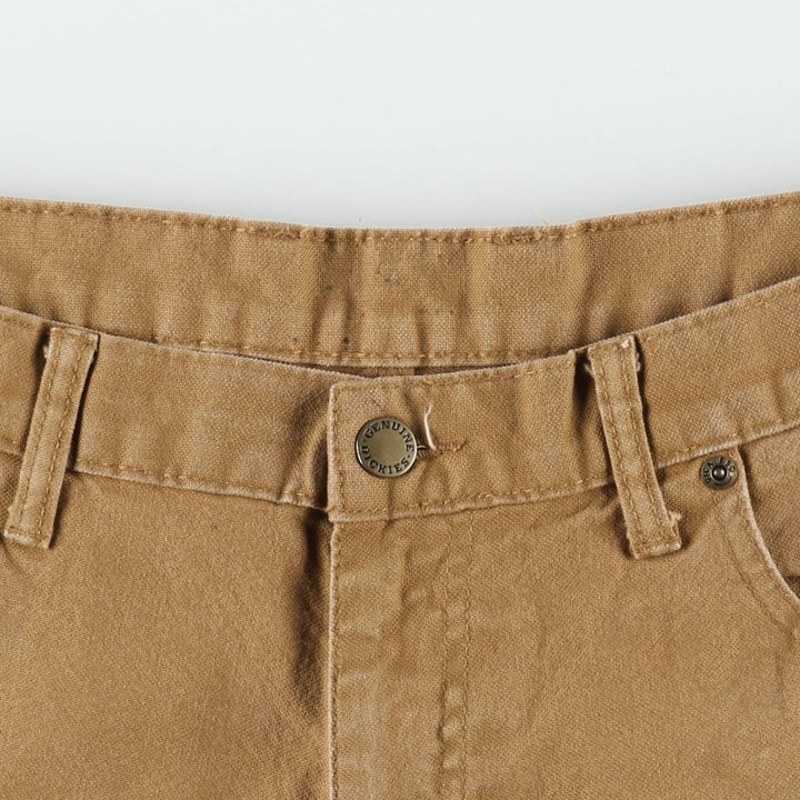Dickies Painted Duck Painter Pants for Men, W34 equivalent cotton brown type Vintage Second Hand