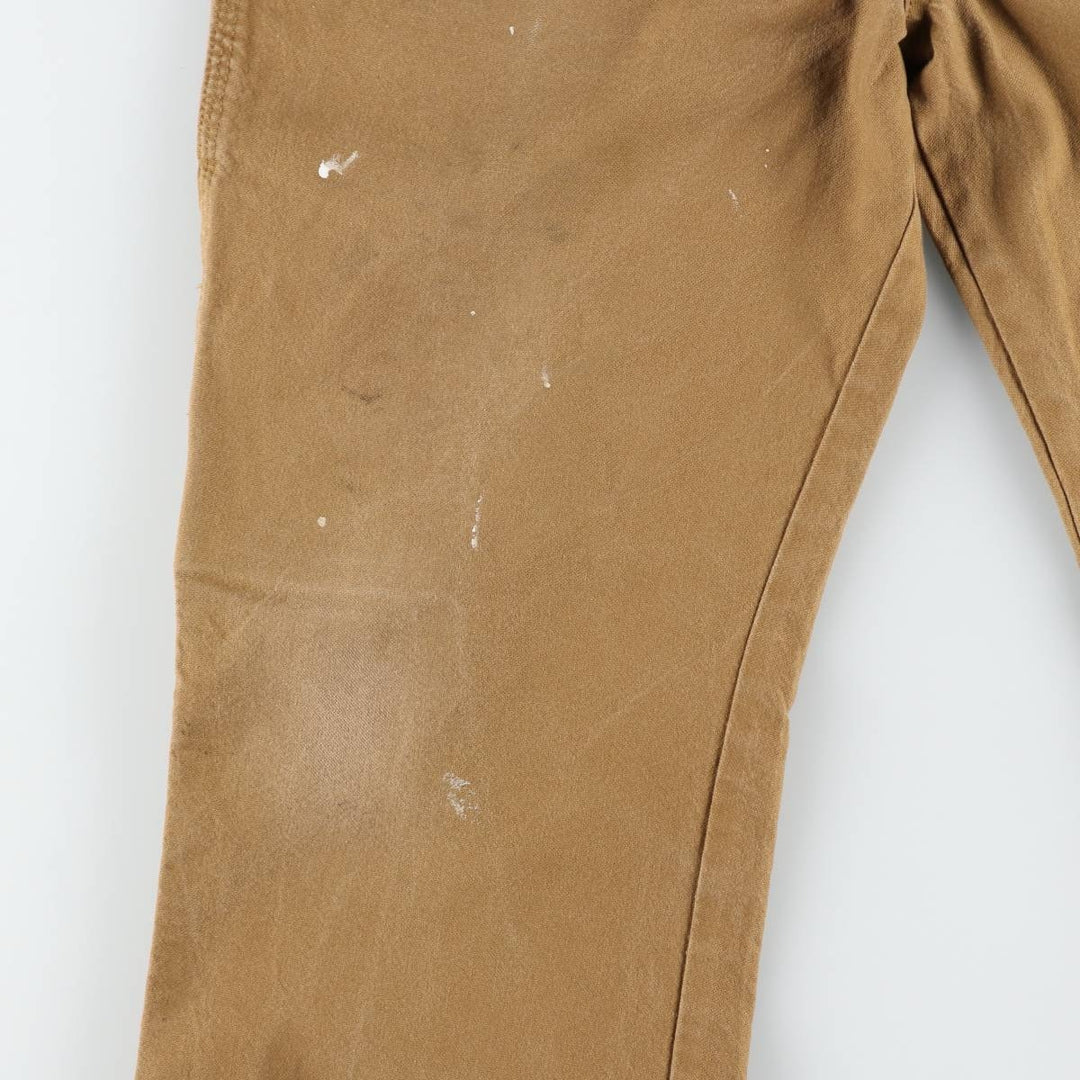 Dickies Painted Duck Painter Pants for Men, W34 equivalent cotton brown type Vintage Second Hand