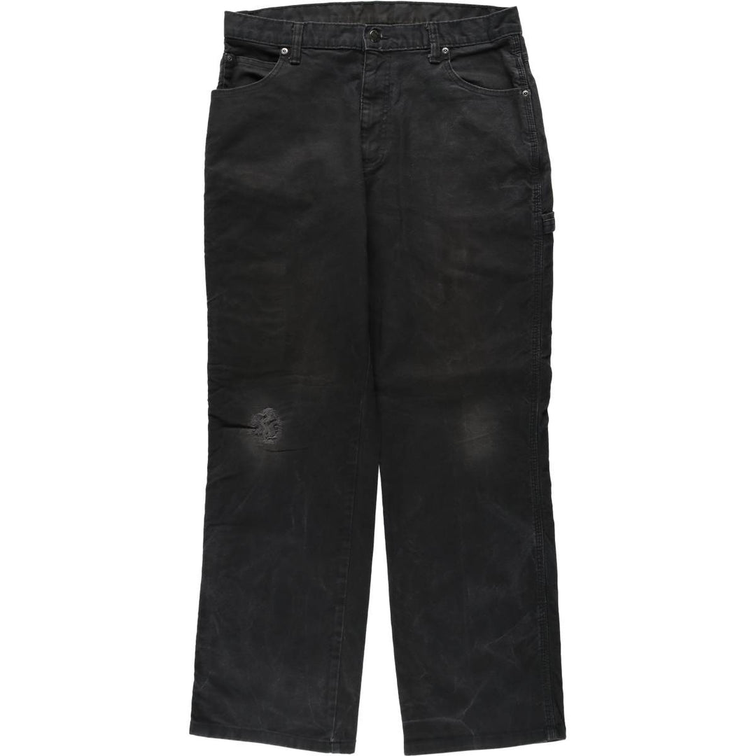 Dickies Duck Painter Pants Men's W34 equivalent cotton black type Vintage Second Hand