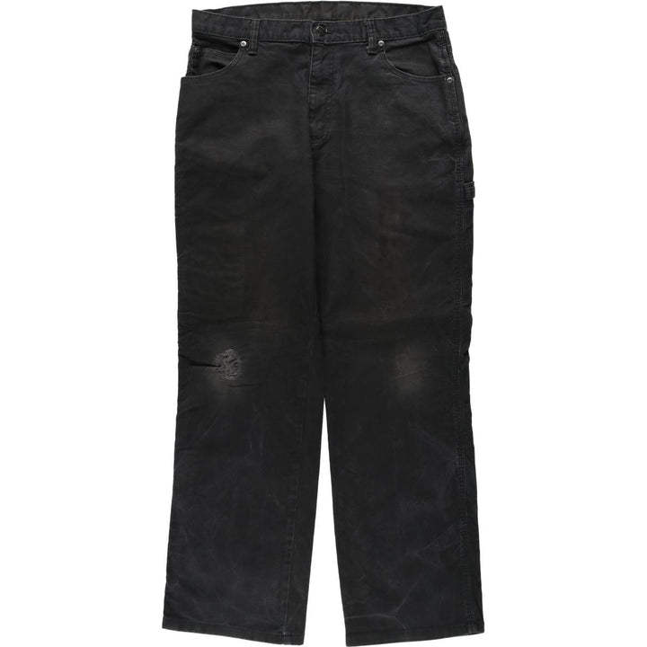 Dickies Duck Painter Pants Men's W34 equivalent cotton black type Vintage Second Hand