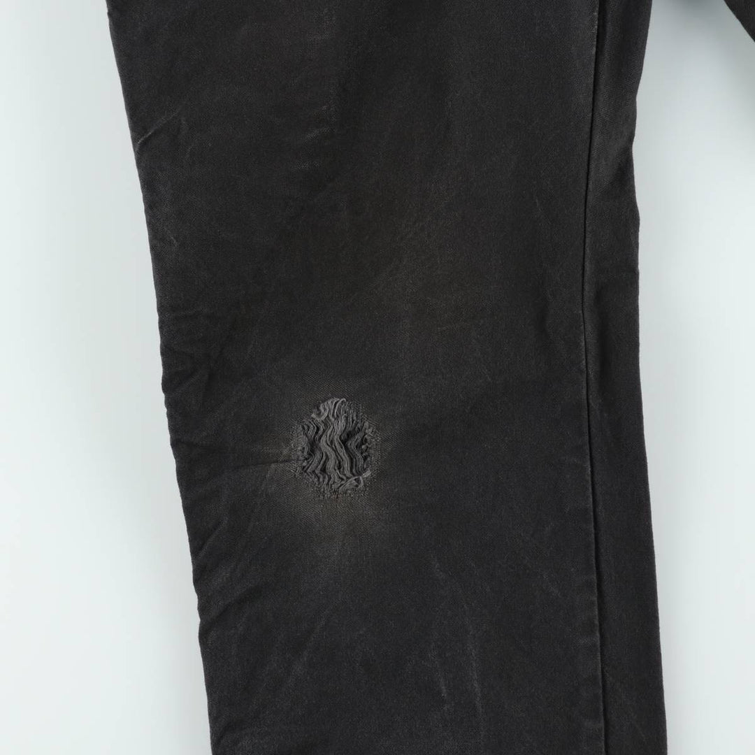 Dickies Duck Painter Pants Men's W34 equivalent cotton black type Vintage Second Hand