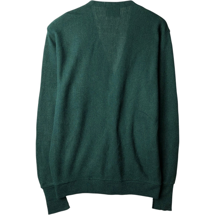 Cypress Links Acrylic Knit Cardigan, Made in USA, Men's Size L acrylic green type Vintage Second Hand