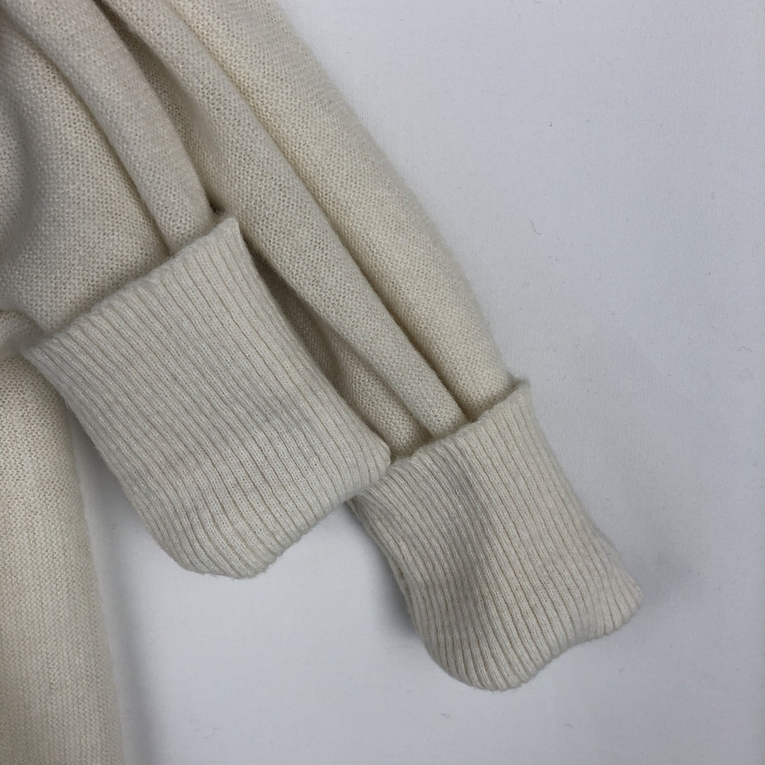 Arnold Palmer Robert Bruce knit cardigan, made in the USA, men's size XL (approx.) unclear white type Vintage Second Hand