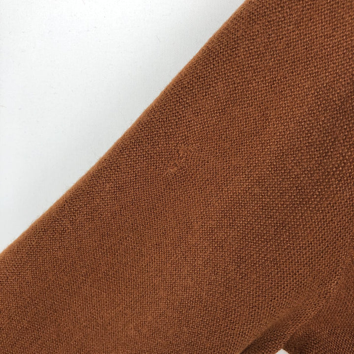 1970'S Arnold Palmer Robert Bruce Acrylic Knit Cardigan, Made in USA, Men's Size XL (approx.), Vintage unclear brown type Vintage Second Hand