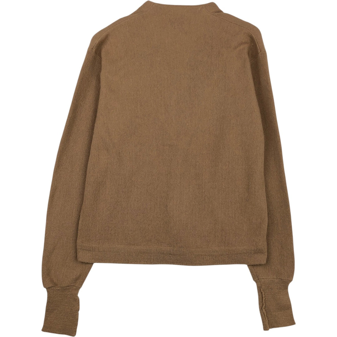 McGREGOR acrylic knit cardigan, men's size XL equivalent, vintage. Oron Acrylic Beige type Vintage Second Hand