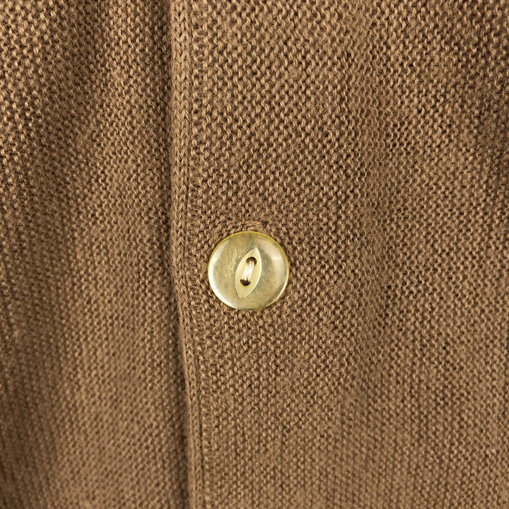 McGREGOR acrylic knit cardigan, men's size XL equivalent, vintage. Oron Acrylic Beige type Vintage Second Hand