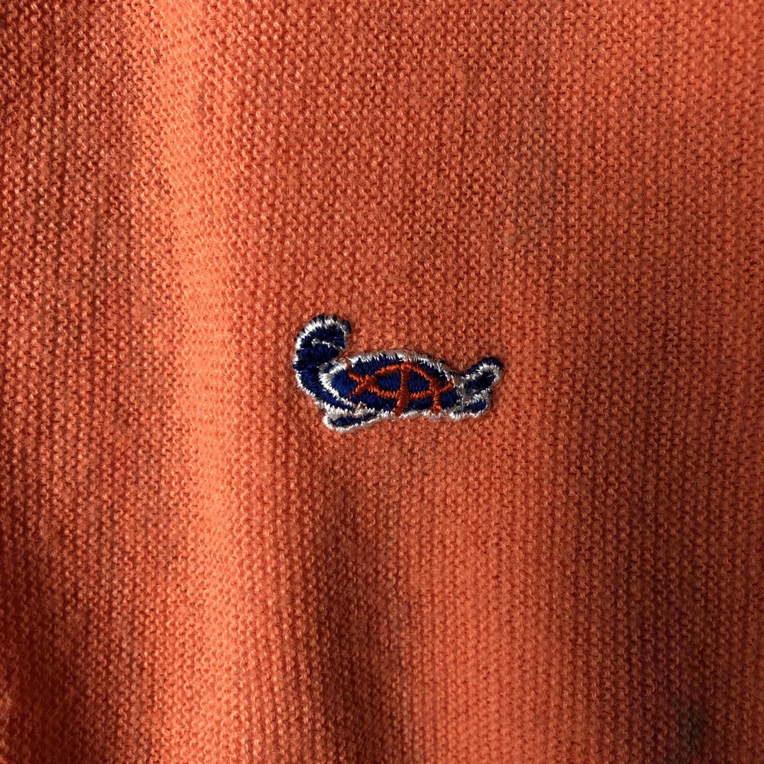 Vintage 70'S SPORTSWEAR acrylic knit cardigan, men's size XL Oron Acrylic orange type Vintage Second Hand