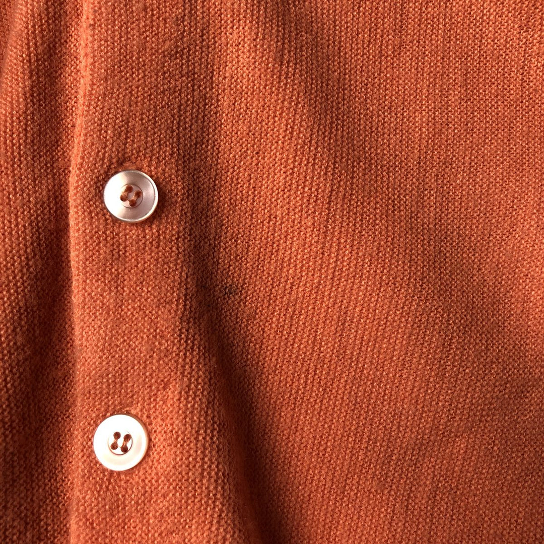 Vintage 70'S SPORTSWEAR acrylic knit cardigan, men's size XL Oron Acrylic orange type Vintage Second Hand