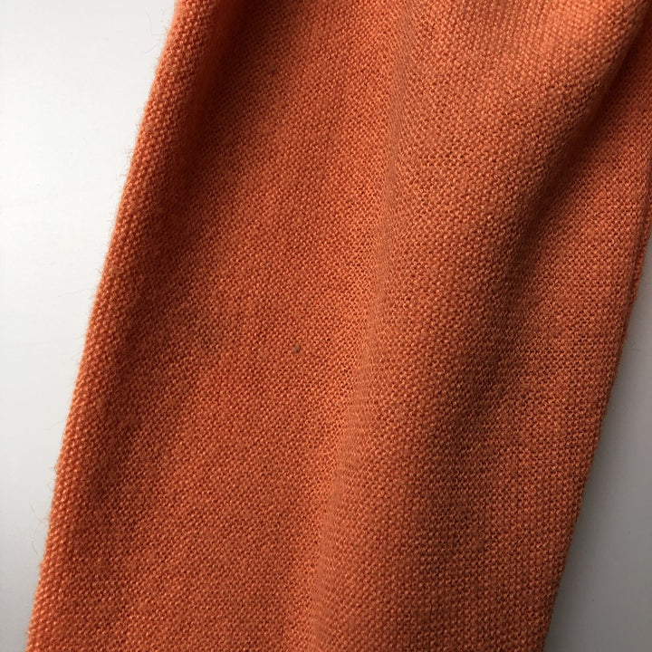 Vintage 70'S SPORTSWEAR acrylic knit cardigan, men's size XL Oron Acrylic orange type Vintage Second Hand