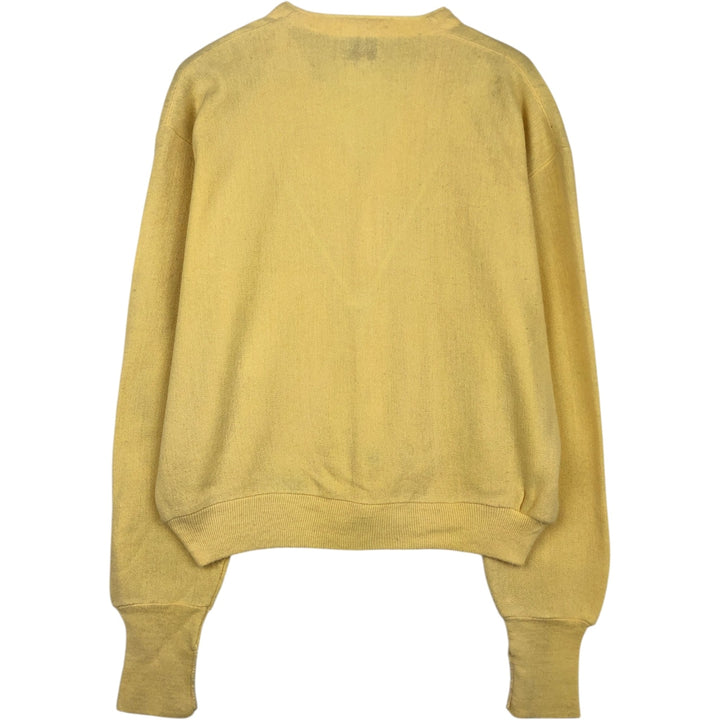 Vintage 70s-80'S Lacoste IZOD acrylic knit cardigan, men's size XL Oron Acrylic yellow type Vintage Second Hand
