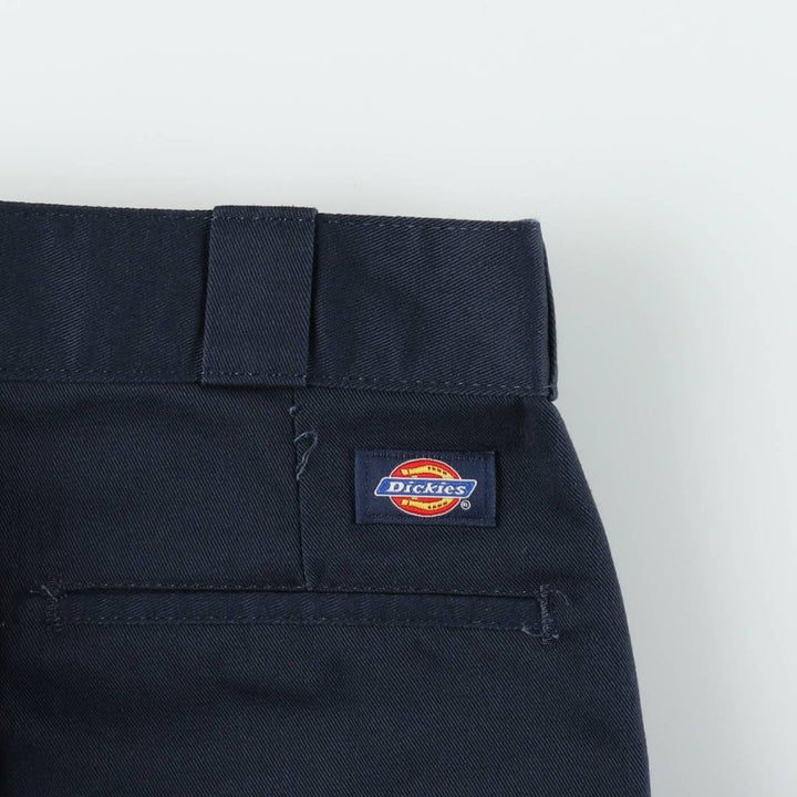 Dickies Work Pants Men's W32 equivalent polyester navy blue type Vintage Second Hand