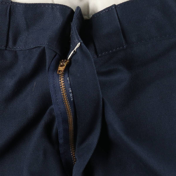Dickies Work Pants Men's W32 equivalent polyester navy blue type Vintage Second Hand