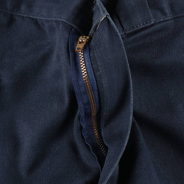 Dickies Double Knee Work Pants Men's W33 polyester navy blue type Vintage Second Hand