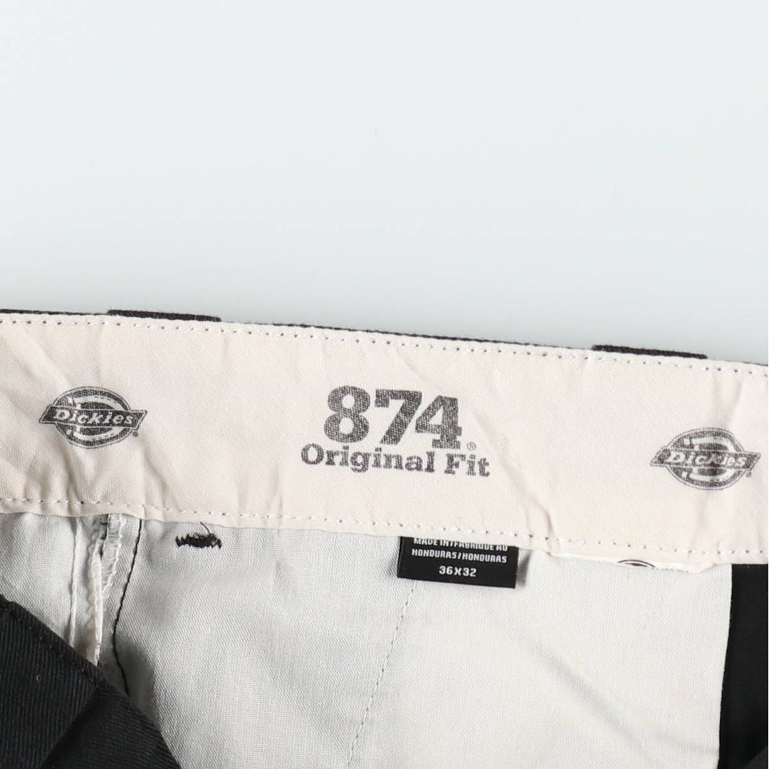Dickies 874 Original Fit Work Pants for Men, W36 unclear black type Vintage Second Hand