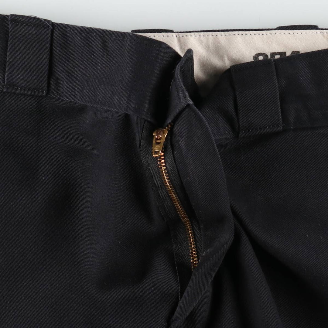 Dickies 874 Original Fit Work Pants for Men, W36 polyester black type Vintage Second Hand