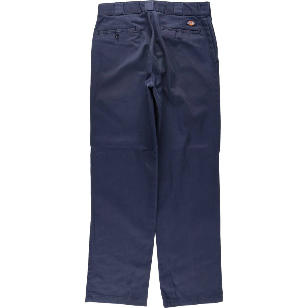 Dickies 874 Original Fit Work Pants, Men's, Size W34 polyester navy blue type Vintage Second Hand