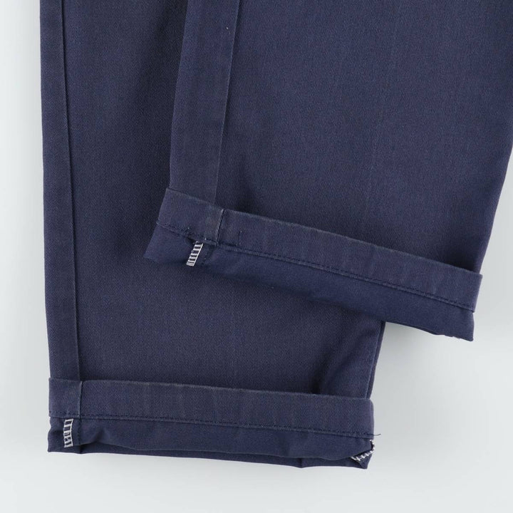 Dickies 874 Original Fit Work Pants, Men's, Size W34 polyester navy blue type Vintage Second Hand