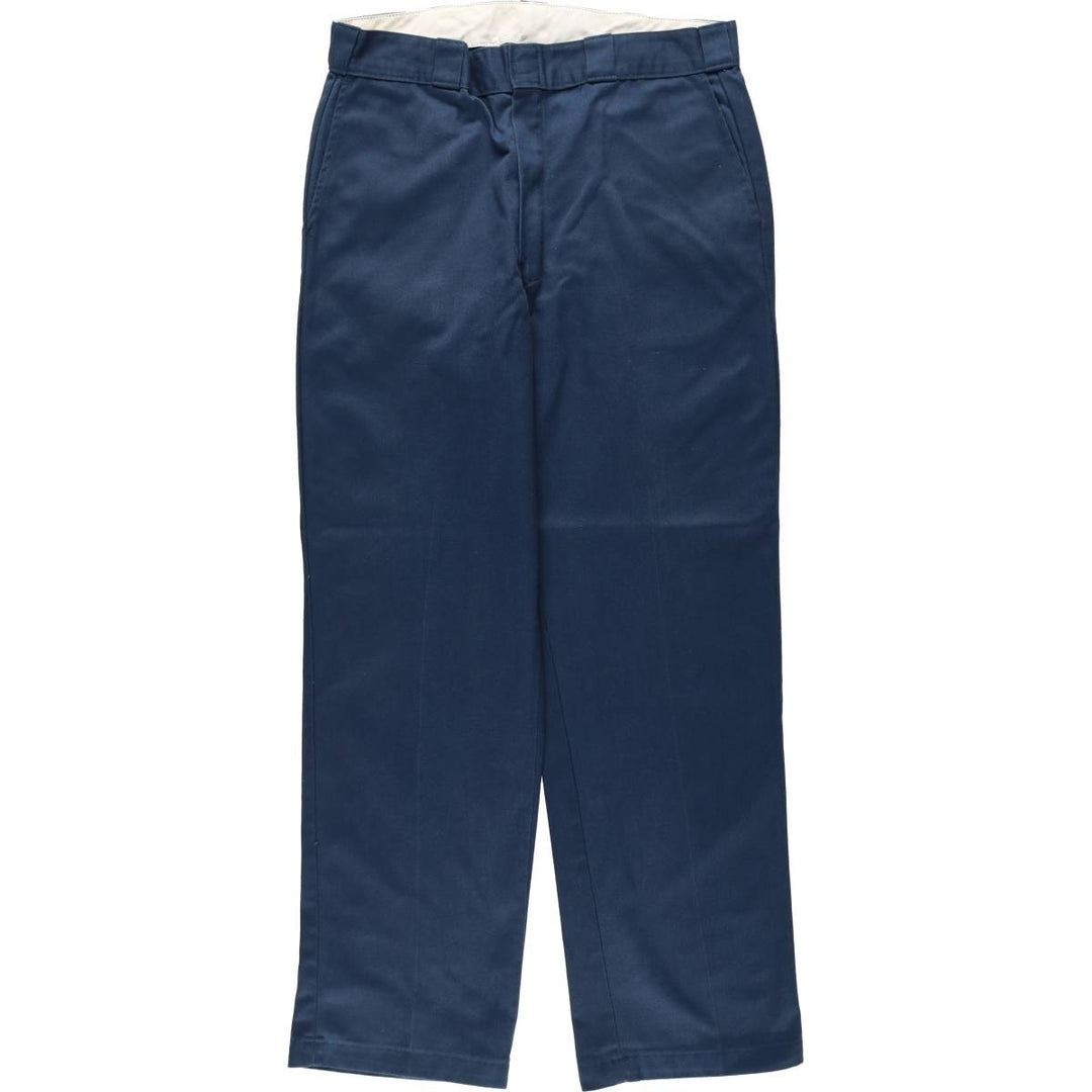 Dickies Work Pants Men's W36 unclear navy blue type Vintage Second Hand