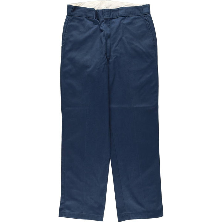 Dickies Work Pants Men's W36 unclear navy blue type Vintage Second Hand