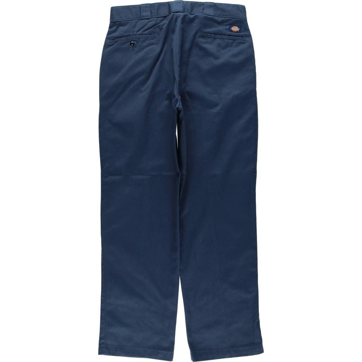 Dickies Work Pants Men's W36 unclear navy blue type Vintage Second Hand