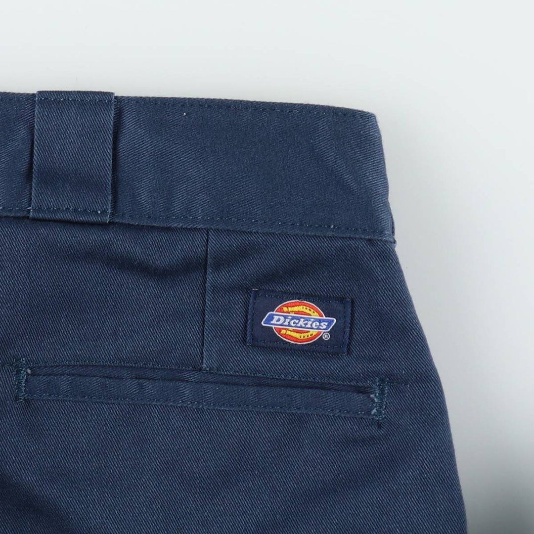 Dickies Work Pants Men's W36 unclear navy blue type Vintage Second Hand