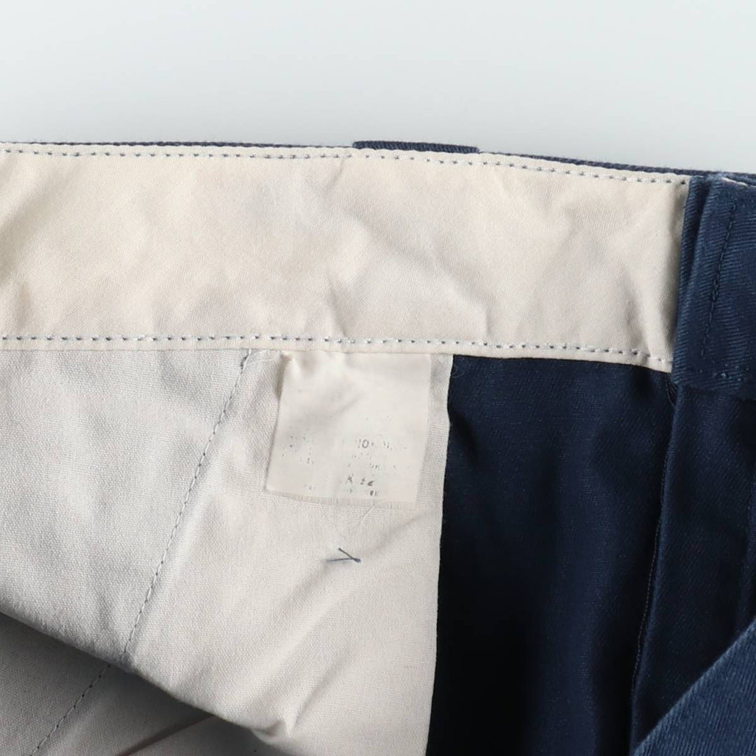 Dickies Work Pants Men's W36 unclear navy blue type Vintage Second Hand