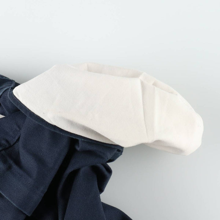 Dickies Work Pants Men's W36 polyester navy blue type Vintage Second Hand