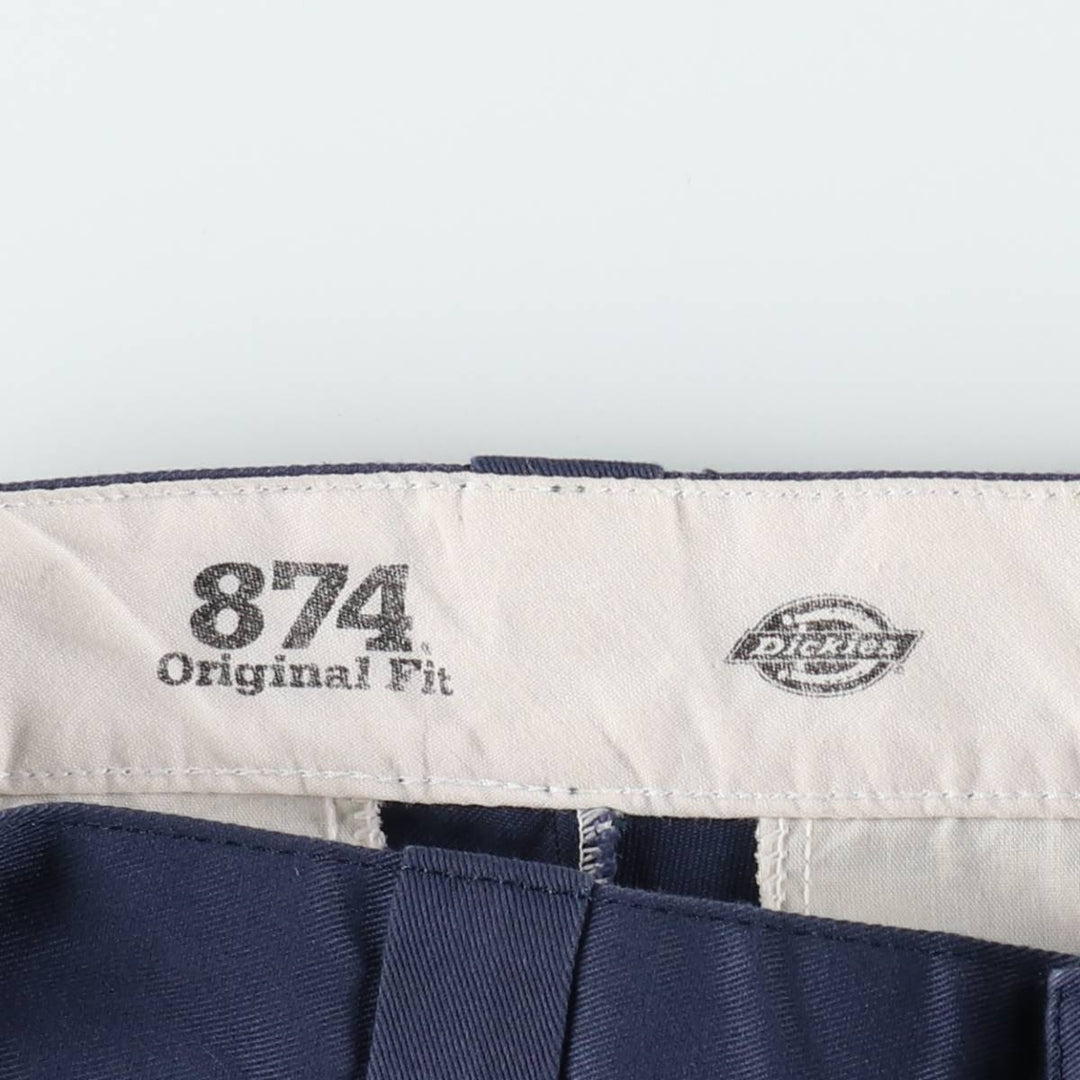 Dickies 874 Original Fit Work Pants for Men, W32 equivalent unclear navy blue type Vintage Second Hand