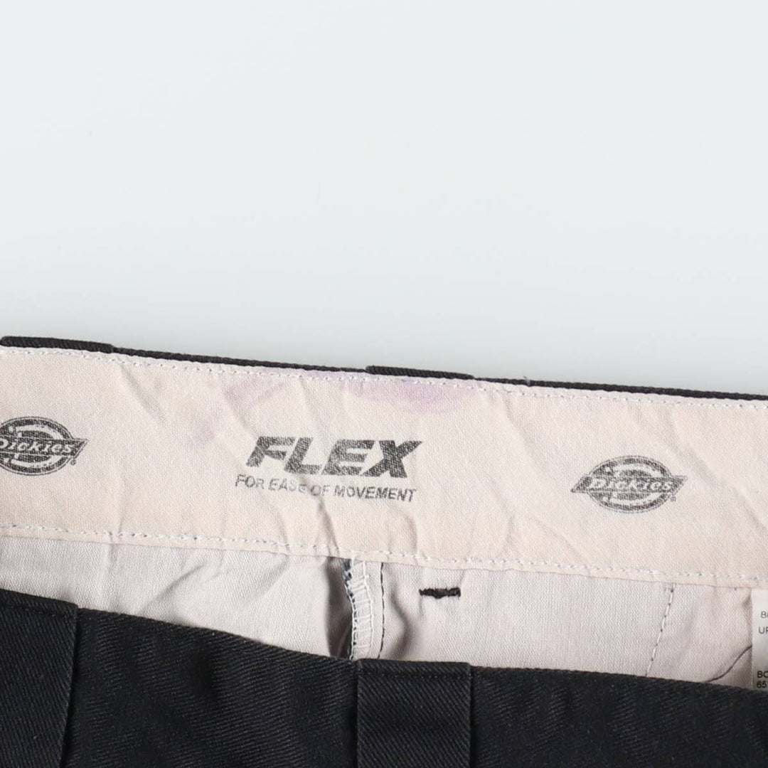 Dickies Work Pants Men's W36 polyester black type Vintage Second Hand
